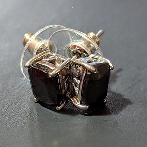 Stainless Steel and Onyx studs